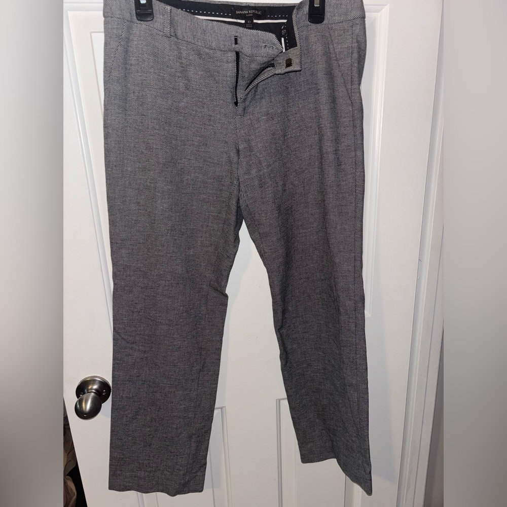 Banana Republic Gray Women’s pants, Sloan cut, size 10